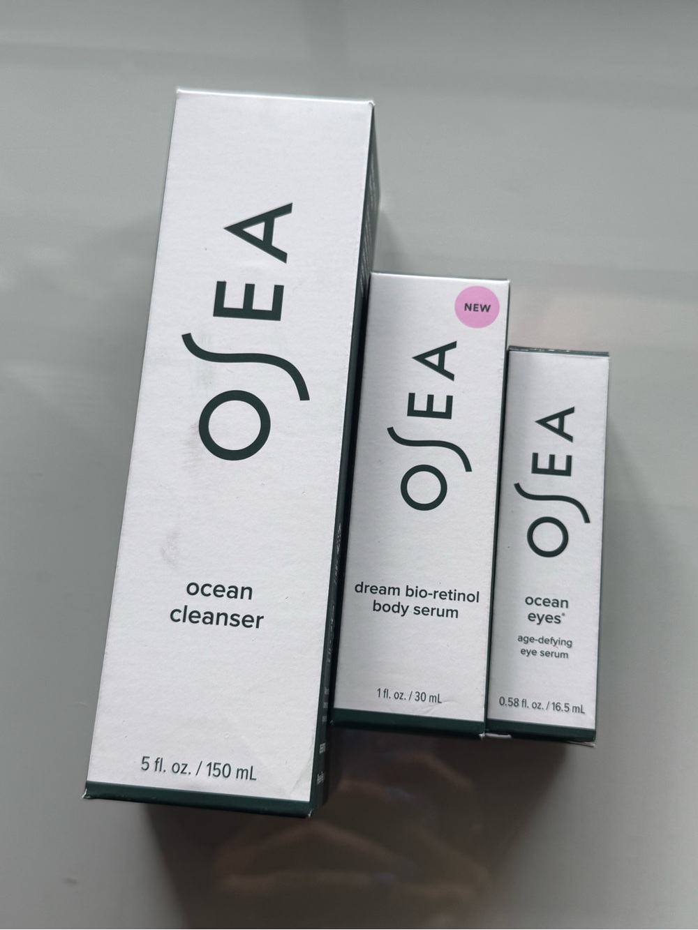 Osea Malibu  Ocean Cleanser & Serums Trio in White